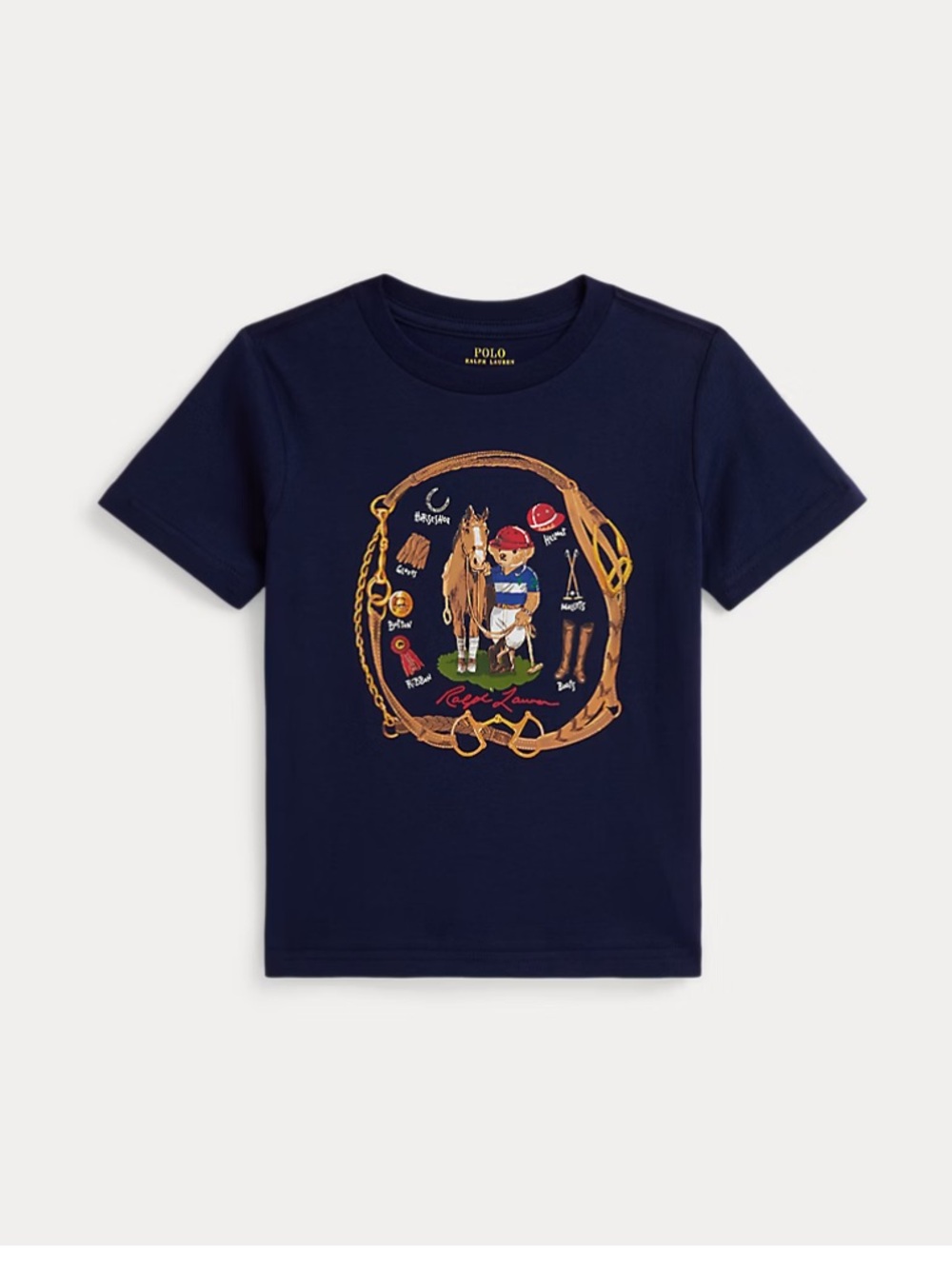 BNWT Polo by Ralph Lauren Navy Tee with Polo Bear Graphic
